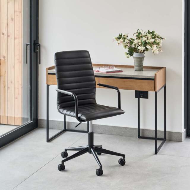 Trend Adjustable Desk Chair - Black - image 1