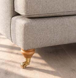 Eastbourne Armchair in Grey with Grey Stripe Cushion - thumbnail 4
