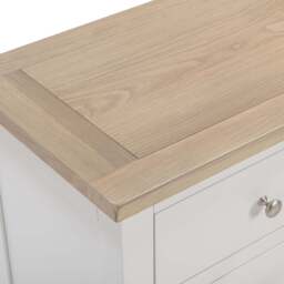 Tetbury 2 Door 2 Drawer Sideboard in Painted / Oak - thumbnail 4