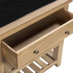 Bibury Small Kitchen Island in Natural Oak - thumbnail 6