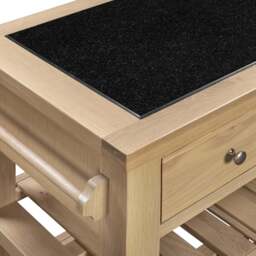 Bibury Small Kitchen Island in Natural Oak - thumbnail 5