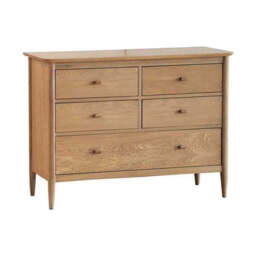 Ercol 2683 Teramo 5 Drawer Wide Chest - thumbnail 2