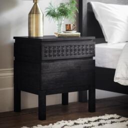 Boho Boutique Bedside 2 Drawer Chest - thumbnail 1