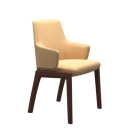 Stressless Vanilla Low Back Dining Chair with Traditional Base - thumbnail 1