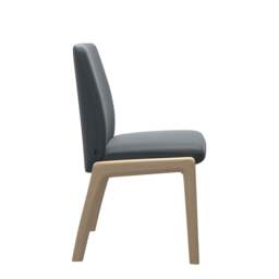 Stressless Vanilla Low Back Dining Chair with Traditional Base - thumbnail 6