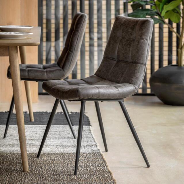 Darwin Grey Chair (Set of 2) - image 1