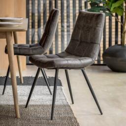 Darwin Grey Chair (Set of 2) - thumbnail 1