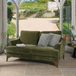 Willow 2 Seater Loveseat in Olive Green - thumbnail 1