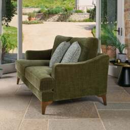 Willow 2 Seater Loveseat in Olive Green - thumbnail 3
