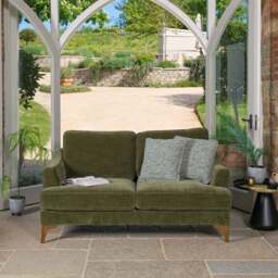 Willow 2 Seater Loveseat in Olive Green - thumbnail 2