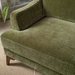 Willow 2 Seater Loveseat in Olive Green - thumbnail 6