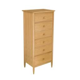 Ercol 2685 Teramo 6 Drawer Tall Chest - thumbnail 1