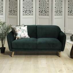 Tamar 2 Seater Sofa in Forest Green - thumbnail 1