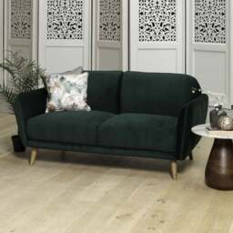 Tamar 2 Seater Sofa in Forest Green - thumbnail 2