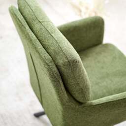 Parma Dark Green Dining Chair - Pocket Sprung (Set of 2) - thumbnail 3