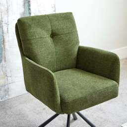Parma Dark Green Dining Chair - Pocket Sprung (Set of 2) - thumbnail 2
