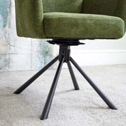 Parma Dark Green Dining Chair - Pocket Sprung (Set of 2) - thumbnail 5