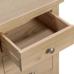 Tetbury Bedside 3 Drawers in Natural Oak - thumbnail 6