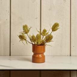 Glass Drum Vase in Passion - Small - thumbnail 1
