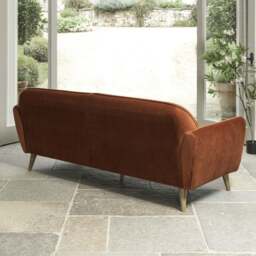 Tamar 3 Seater Sofa in Burnt Orange - thumbnail 5