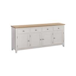 Tetbury Extra Large Sideboard in Painted / Oak - thumbnail 3