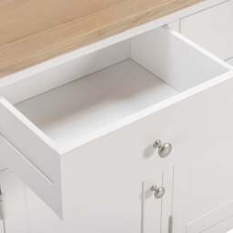 Tetbury Extra Large Sideboard in Painted / Oak - thumbnail 6