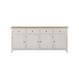 Tetbury Extra Large Sideboard in Painted / Oak - thumbnail 2