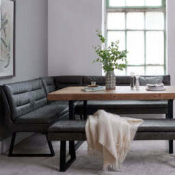 Industrial Corner Bench - Grey - thumbnail 6