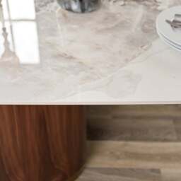 West Bay Dining Table 180cm with Frampton Corner Bench RHF in Anthracite - thumbnail 2