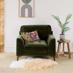 Hartpury Armchair in Green - thumbnail 2