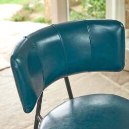 Admiral Dark Blue Bar Stool - thumbnail 4