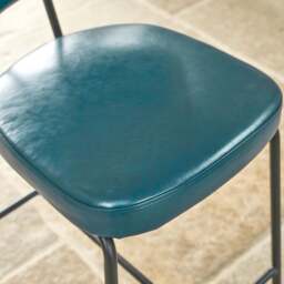 Admiral Dark Blue Bar Stool - thumbnail 6