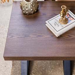 Jupiter Dark Oak Lamp Table - thumbnail 4
