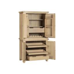 Bibury Double Larder in Natural Oak - thumbnail 3