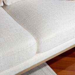 Eden 3 Seater Sofa - Cream - thumbnail 6