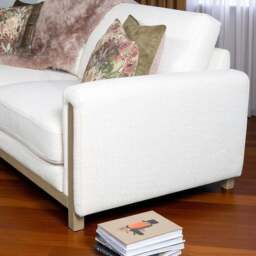 Eden 3 Seater Sofa - Cream - thumbnail 3