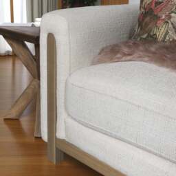 Eden 3 Seater Sofa - Cream - thumbnail 4