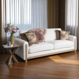 Eden 3 Seater Sofa - Cream