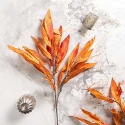 Autumnal Mango leaf spray 70cm - thumbnail 4
