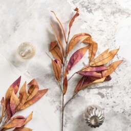 Autumnal Mango leaf spray 70cm - thumbnail 2