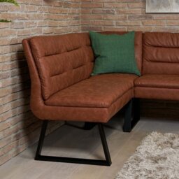 Industrial Corner Bench - Tan - thumbnail 3