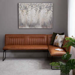 Hardy Corner Bench - Tan (Left Hand Facing) - thumbnail 1