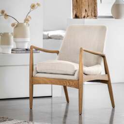 Carrera Armchair Natural Linen - thumbnail 1