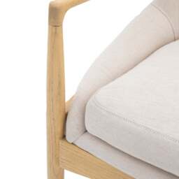 Carrera Armchair Natural Linen - thumbnail 2