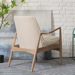 Hampton Beige Accent Chair - thumbnail 3