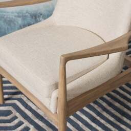 Hampton Beige Accent Chair - thumbnail 4