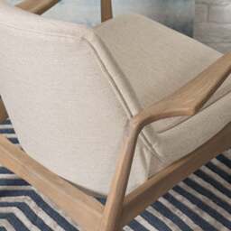 Hampton Beige Accent Chair - thumbnail 5