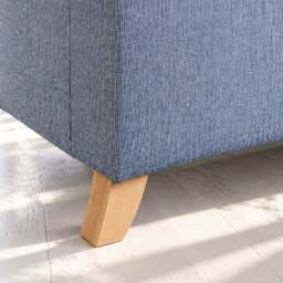 Eastbourne Armchair in Navy with Navy Stripe Cushion - thumbnail 3