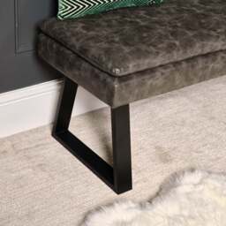 Industrial Bench No Back 138cm - Grey - thumbnail 4