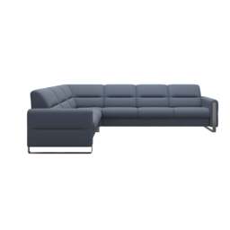 Stressless Fiona 2x3 Seater Corner Sofa - Upholstered Arms - Paloma - thumbnail 6